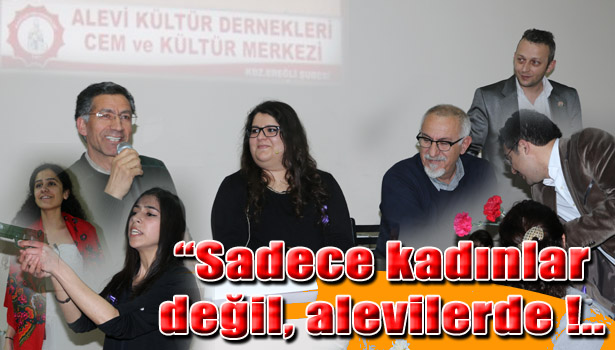 KADINLAR GÜNÜNDE SÖYLEŞİ VE TİYATRO ETKİNLİĞİ DÜZENLENDİ