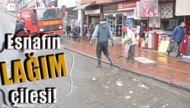 ZONGULDAK'TA ESNAFIN LAĞIM ÇİLESİ!