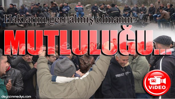 ÖZELLEŞİNCE ÜCRETLERİ 400 LİRA DÜŞEN İŞÇİLER, 2 GÜNLÜK EYLEMLE HAKKINI GERİ ALDI