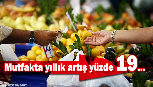GIDA FİYATLARI AYLIK YÜZDE 2.84 ORANINDA ARTTI
