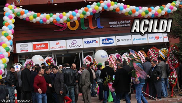 BOTTİ ANNE VE BEBEK ÜRÜNLERİ MERKEZİ AÇILDI