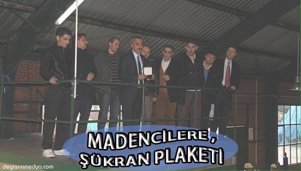 GMİS KOZLU ŞUBE'DEN EMEKLİ MADENCİLERE ŞÜKRAN PLAKETİ