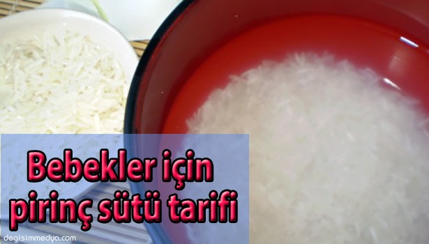 BEBEKLER İÇİN PİRİNÇ SÜTÜ TARİFİ