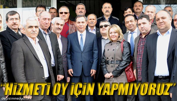 BAŞKAN UYSAL: "HİZMETİ OY İÇİN YAPMIYORUZ"