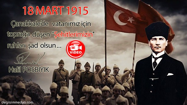 HALİL POSBIYIK, ŞEHİTLERİMİZİ ANDI