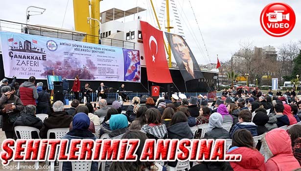 KDZ. EREĞLİ BELEDİYESİ, ÇANAKKALE ZAFERİ'NİN 100.YILINDA ANMA TÖRENİ DÜZENLEDİ