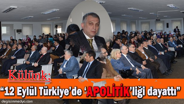 BEÜ'YE KONUK OLAN KÜLÜNK'TEN "APOLİTİK" AÇIKLAMASI