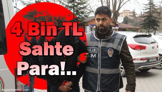 İSTANBUL'DAN GETİRDİKLERİ SAHTE PARALARLA YAKALANDILAR
