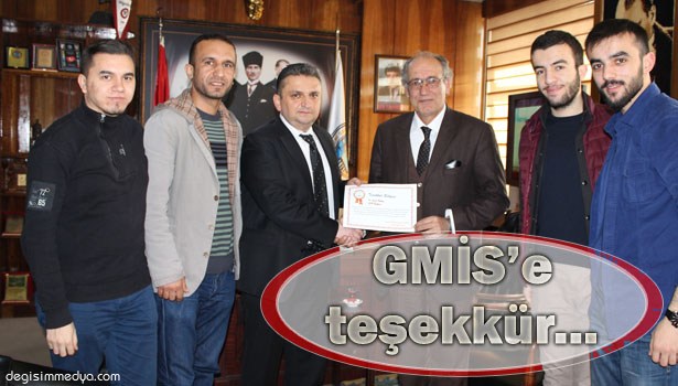 BEÜ ÖĞRENCİLERİNDEN GMİS'E TEŞEKKÜR...