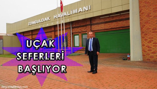 ZONGULDAK HAVALİMANI'NDAN UÇAK SEFERLERİ BAŞLIYOR