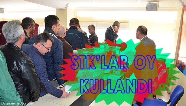 STK'LAR AK PARTİ'DE OY KULLANDI