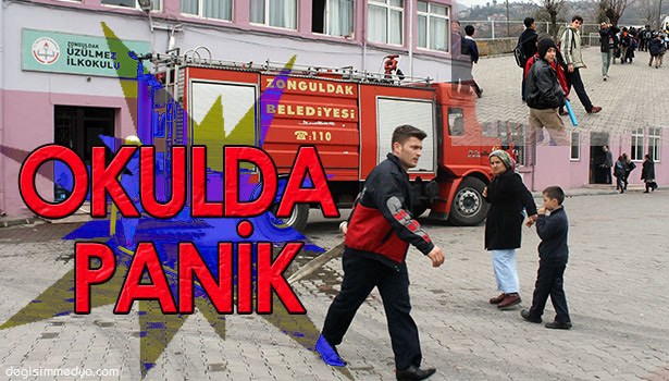 OKULDA YANGIN PANİĞİ