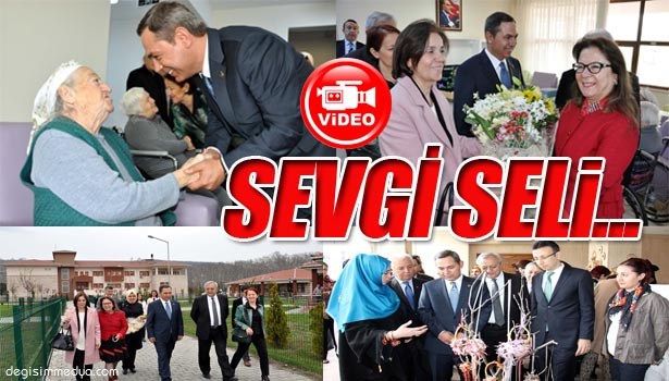 HUZUREVİ YAŞLILARINDAN BAŞKAN UYSAL'A SEVGİ