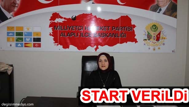 MHP ALAPLI KADIN KOLLARI TEŞKİLATI SEÇİM STARTINI VERDİ