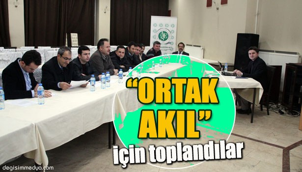 SINIF ÖĞRETMENLERİ 'ORTAK AKIL' TOPLANTISI YAPTI