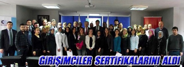 KDZ EREĞLİ TSO GİRİŞİMCİLERE SERTİFİKALARINI DAĞITTI