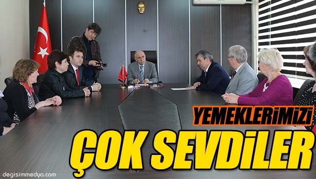 LİTVANYA VE ESTONYA'LILAR KAYMAKAM ÇAY'I ZİYARET ETTİ