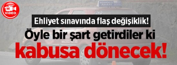 EHLİYET SINAVINDA TEK HAMLEDE PARK ŞARTI GETİRİLDİ