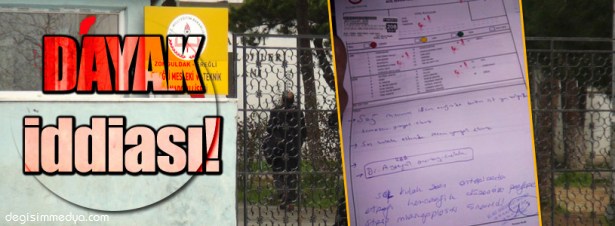 OKULDA ÖĞRENCİYE ÖĞRETMENİNDEN DAYAK İDDASI