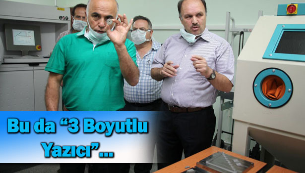 SDÜ'DE ÜÇ BOYUTLU YAZICI GELİŞTİRİLDİ