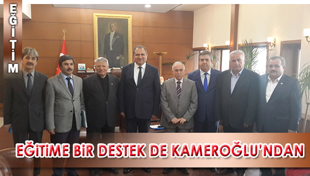 EĞİTİME DESTEKLER SÜRÜYOR