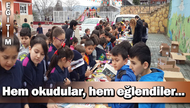 OKUL BAHÇESİNDE OKUMA ETKİNLİĞİ