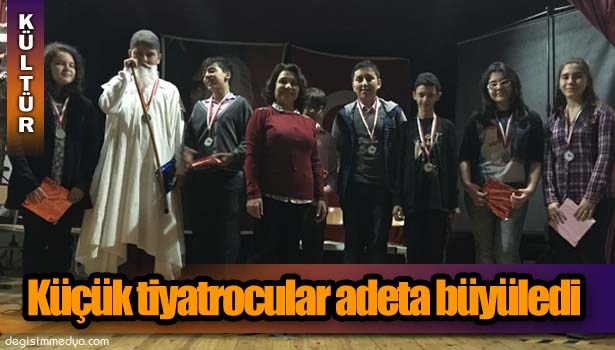 YAYLANIN KÜÇÜK TİYATROCULARI ADETA BÜYÜLEDİ