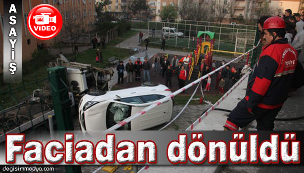 3 METREDEN ÇOCUK PARKINA UÇTULAR