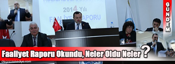 EREĞLİ BELEDİYE MECLİSİNDE FAALİYET RAPORU OKUNUNCA ORTALIK KARIŞTI