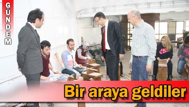 DEVREK'TE "BİR USTA BİN USTA PROJESİ'NDE ÖĞRENCİLER BİR ARAYA GELDİ