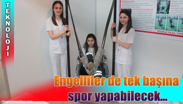 BURSALI ÖĞRENCİLERİN BULUŞU ENGELLİLERİN TEK BAŞINA SPOR YAPMASINI SAĞLAYACAK...