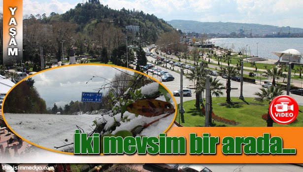 SABAH KAR YAĞDI, ÖĞLEDEN SONRA GÜNEŞ AÇTI