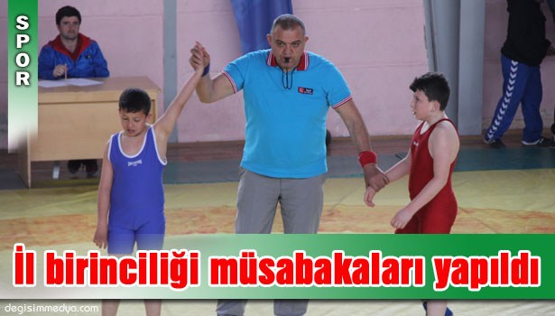 SERBEST GÜREŞ İL BİRİNCİLİĞİ MÜSABAKALARI ALAPLI'DA YAPILDI