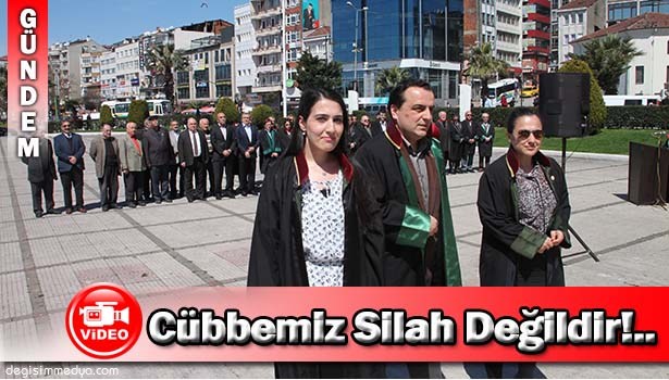 EREĞLİ HUKUKÇULAR DERNEĞİ: CÜBBEMİZ BAĞIMSIZLIK, ONURLU DURUŞUMUZUN SİMGESİ OLDU