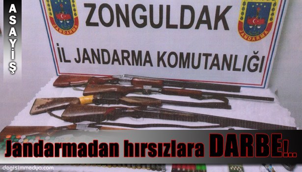 JANDARMADAN HIRSIZLARA OPERASYON!