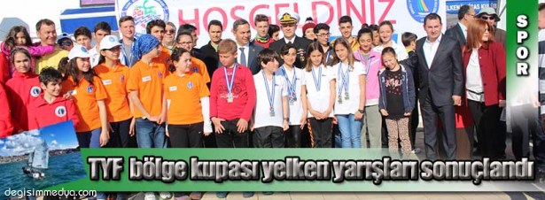 TYF BÖLGE KUPASI YELKEN YARIŞLARI SONUÇLANDI