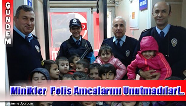 KREŞ ÖĞRENCİLERİ POLİSLERİ ZİYARET EDİP BABALARI İLE SAHİLDE BİSİKLET TURU ATTI