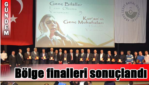 HAFIZLIK VE EN GÜZEL KUR'AN OKUMA BÖLGE YARIŞMASI SONUÇLANDI