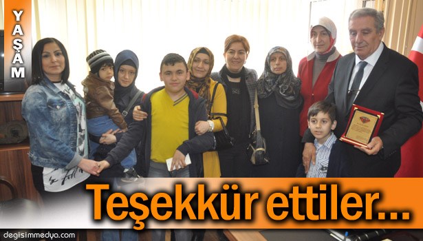 OTİZİM DERNEĞİ'NDEN ŞEHRİ'YE TEŞEKKÜR...