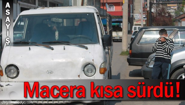 13 YAŞINDAKİ ÇOCUĞUN ŞOFÖRLÜK MACERASI KISA SÜRDÜ!