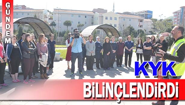 YANGIN KONUSUNDA BİLİNÇLENDİRİLDİLER
