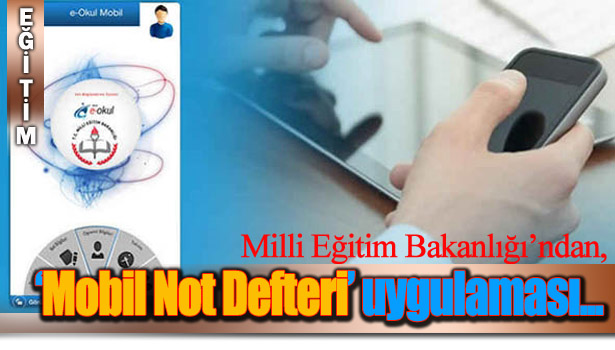 ÖĞRETMENLERE MOBİL NOT DEFTERİ GELİYOR...
