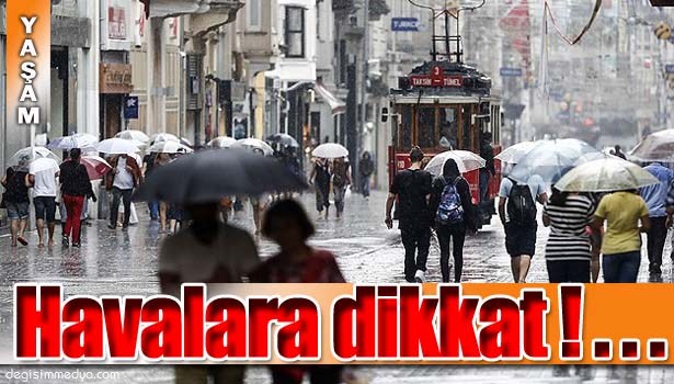 YAĞIŞLI HAVA GELİYOR