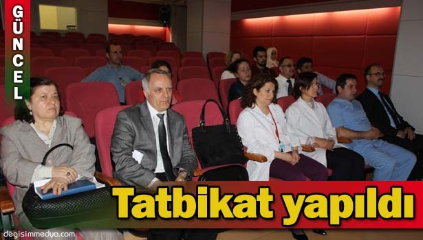 EĞİTİM DENETİM MASA BAŞI TATBİKATI YAPILDI