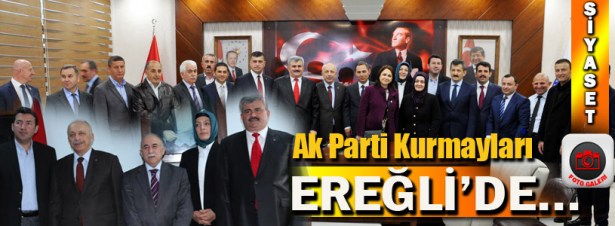 AK PARTİ MİLLETVEKİLİ ULUPINAR VE VEKİL ADAYLARI EREĞLİ'DE