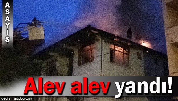 3 KATLI EV ALEV ALEV YANDI!..