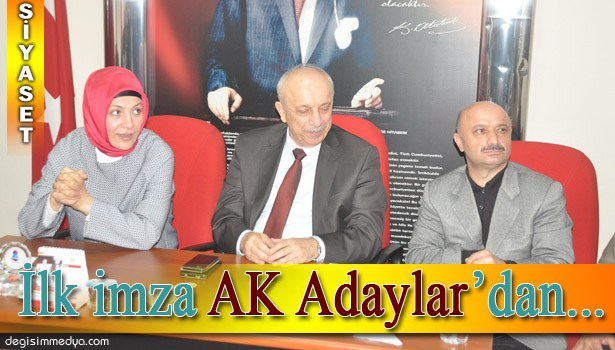 UÇAK SEFERLERİ İÇİN İLK İMZA AK PARTİLİ ADAYLARDAN GELDİ...