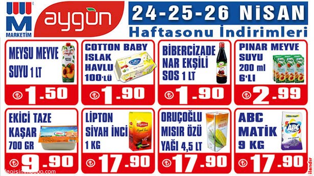 MARKETİM AYGÜN İNDİRİMLERİ'Nİ KAÇIRMAYIN!..