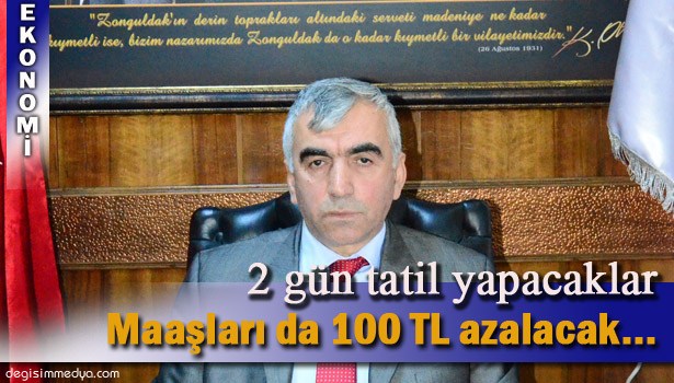 MADENCİLER, HAFTADA 2 GÜN İZİN YAPARAK HAFTADA 37,5 SAAT ÇALIŞACAK