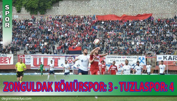 ZONGULDAK KÖMÜRSPOR: 3 - TUZLASPOR: 4